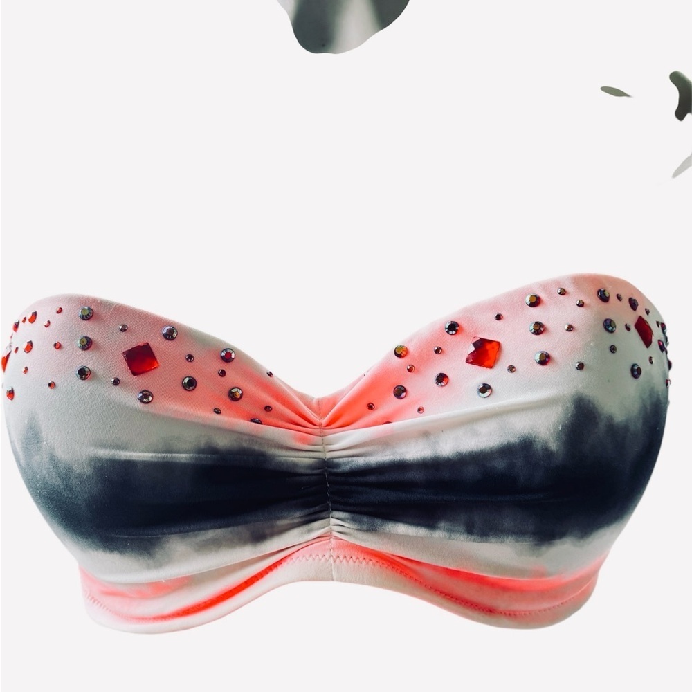 Victoria’s Secret tie Dye with Gems Swimsuit Top